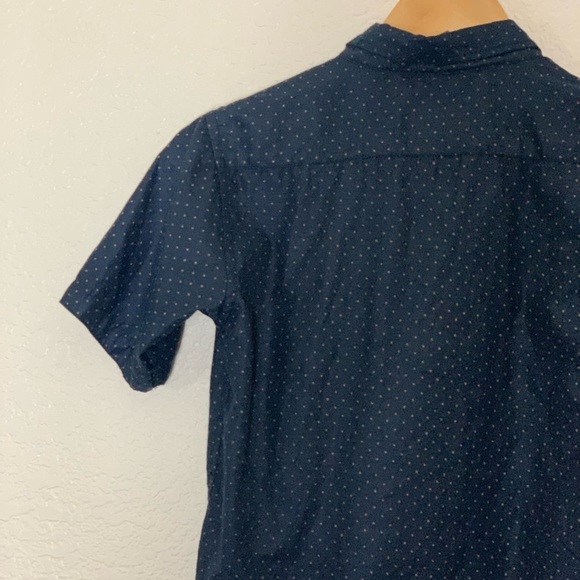 Craft+Flow | Blue slim cotton short sleeve button down shirt size 10/12 … - Picture 5 of 8